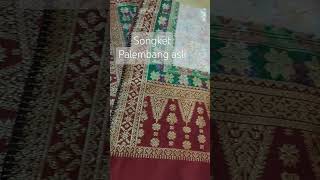 Songket Palembang asli order wame6285366810800 songketpalembangasli [upl. by Flin]