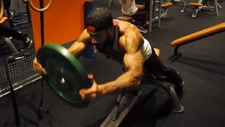 Pronated incline plate raise  Front delts [upl. by Aisayt]