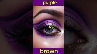 PURPLE 💜 VS BROWN 🤎Which one u prefershorts [upl. by Arretahs]