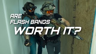 ARE FLASH BANGS EFFECTIVE A DISCUSSION ON DISTRACTION DEVICES FOR CQB [upl. by Ahsilla185]