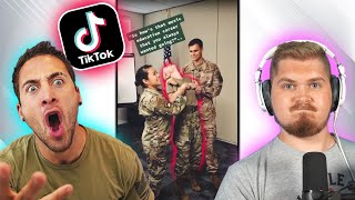 Veterans React to Funny Military TikTok Fails with Narrator [upl. by Ferdie]