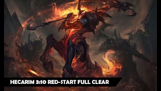 Season 117 Hecarim Jungle Clear Guide  310 RedStart Full Clear [upl. by Namilus]