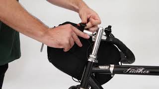 How to attach Crumpler x Pedla Console Handlebar Bag to your bike [upl. by Brader]