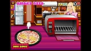 Barbie is Cooking Pizza Game  Y8com Best Funny Online Games by Pakang [upl. by Gerc]