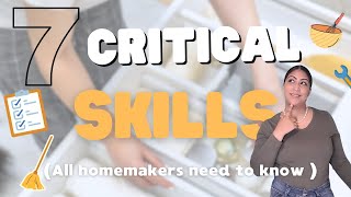 Master the 7 key skills every homemaker needs [upl. by Atnes528]