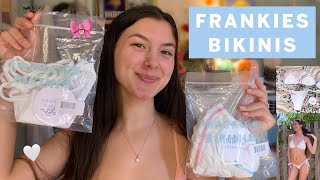 FRANKIES BIKINIS X GIGI HADID TRY ON HAUL🤍🎀 [upl. by Halda]