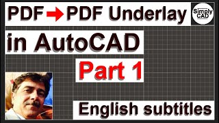 PDF Underlay  Reference PDF File in AutoCAD with Fade amp Layer Controls [upl. by Ahsitaf248]