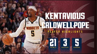 Kentavious CaldwellPope Drops 21 PTS in Series Win Against Suns  51123 [upl. by Eserrehs951]