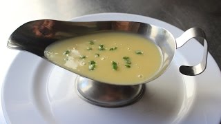 How to Make a Butter Sauce  Beurre Blanc  French Butter Sauce Recipe [upl. by Lynne591]