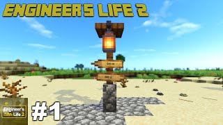 エンジニア生活の始まり Engineers Life 2  Minecraft Modpack 1 [upl. by Einneg]