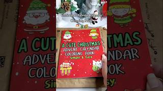 Xmas coloring book 🎅🎨 christmas xmas shortsvideo shorts coloring coloringpages coloringbook [upl. by Milt940]