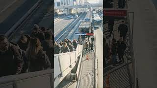 Yenibosna metrobüs yaya yolu [upl. by Edelson]