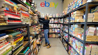 Pick and pack eBay orders with me  Selling used books online for profit [upl. by Selohcin]