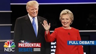 The First Presidential Debate Hillary Clinton And Donald Trump Full Debate  NBC News [upl. by Eissirk]