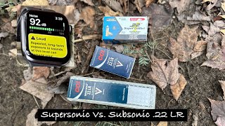 Subsonic 22 LR Ammo  How much Quieter [upl. by Thom506]