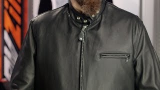 Schott 141 Cafe Racer Jacket Review at RevZillacom [upl. by Awjan739]