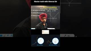 Points of nondifferentiability  Continuity Class12 Maths maths differentiability [upl. by Libove]