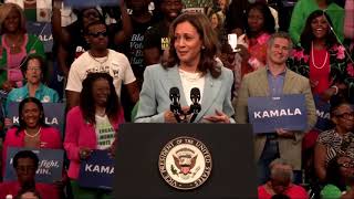 Vice President Kamala Harris officially becomes Democratic presidential nominee [upl. by Shiau]