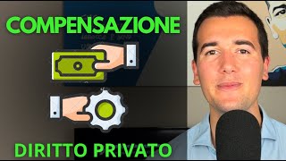 LA COMPENSAZIONE 🤝  Diritto Privato in 3 minuti [upl. by Dragon]