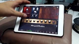 iRig  AmpliTube with silent violin [upl. by Ynatsyd670]