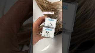 How I blend gray hair to look like blonde highlights on 10 minutes hairtutorial hairtransformation [upl. by Utimer]