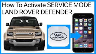 How To Put Your Land Rover Defender L663 into SERVICE MODE using INCONTROL Phone App [upl. by Cora]