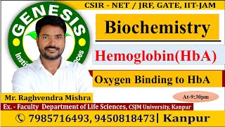 Hemoglobin  Biochemistry  New online quotBatchquot for CSIR NETJRF  IITJAM [upl. by Sussi359]