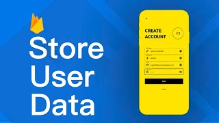 Flutter Firebase Store User Data [upl. by Mussman]