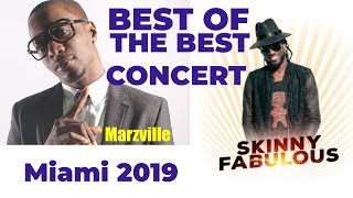 Marzville amp Skinny Fabulous Best of the Best concert 2019 Miami FL [upl. by Ynohta]