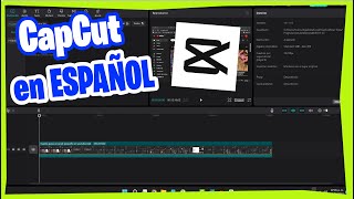 Como cambiar de Idioma al editor de video CapCut de Ingles a Español [upl. by Nitsew]