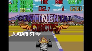 Continental Circus  Atari ST 1989 longplay [upl. by Araet]