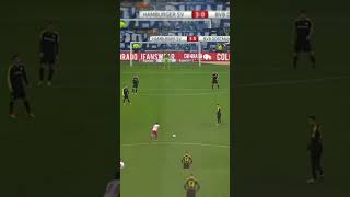 Amazing free kick by Hakan Calhanoglu Hamburg vs Dortmund [upl. by Loriner79]