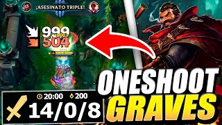 LA BUILD DE GRAVES QUE ONESHOOTEA HASTA LOS MÁS TANQUES 🤯💥 [upl. by Gnanmas85]