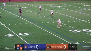 Walpole Girls Varsity Soccer vs Oliver Ames [upl. by Susan]