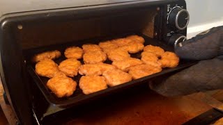 How to Perfectly Reheat Refrigerated McDonalds Chicken McNuggets in Toaster Oven No Flip [upl. by Mandel]