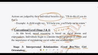 Kohlberg Theory of Moral Development  Detailed Explanation Practice Question and Answer kohlberg [upl. by Ahsena]