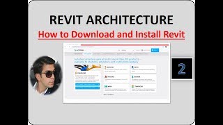 2  How to download and install Revit شرح كيفية تنزيل وتفعيل برنامج الريفيت [upl. by Kurr]