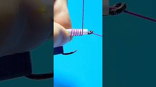 Fishing knot skills with tool fishing shorts [upl. by Steinway]