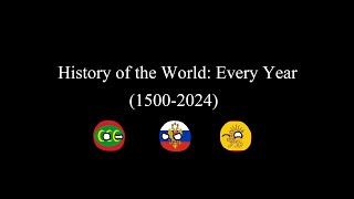 History of the World Every Year 1500Present 4K [upl. by Ahsitra]