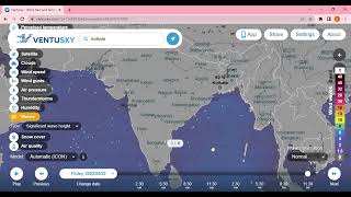 ventusky  temperature wind and rain maps [upl. by Dorfman]