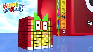 Looking for Numberblocks Step Squad NEW Cube 10x11x10 is Numberblock 1000 vs 1 to 10000000 BIGGEST [upl. by Ideih]