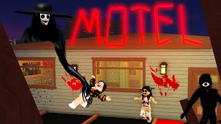 Building A HAUNTED MOTEL In BLOXBURG [upl. by Heriberto302]