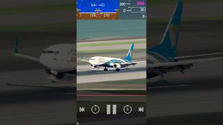 B737 NG buttery smooth landing at KSFO aviation avgeek swiss001landings [upl. by Hirschfeld]