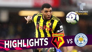 Watford vs Leicester City 21 Goals amp Highlights  Premier League  Telemundo Deportes [upl. by Nwahsir188]