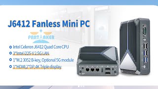 Partaker C6 J6412 Firewall Mini PC Review The Best Device with 3 Intel I225V 25GbE NIC Ports [upl. by Odrautse909]