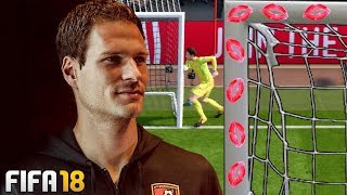 BUGOVIC OU BEGOVIC  GOLEIRO BEIJOU A TRAVE  BUG NERVOSO  l MODO CARREIRA 45 l FIFA 18 [upl. by Coppinger898]