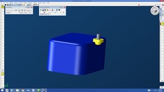 Fillet Machining with a RoundOver Tool in GibbsCAM 2016 [upl. by Undis573]