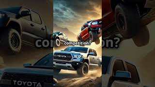 Toyota Tacoma vs Ford Ranger Raptor vs Chevy ColoradoUltimate OffRoad Truck Showdownsub trend [upl. by Ahsinac482]