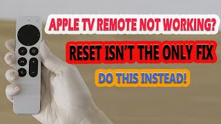 Apple TV Remote Not Working Reset Isn’t the Only Fix  Volume and Power Button and Other Problems [upl. by Janice]