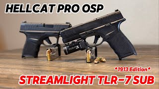 UNBOXING AND INSTALLING “1913” TLR7 SUB ONTO HELLCAT PRO OSP [upl. by Vilberg]